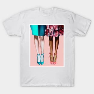 Sisters in Style: A Tale of Four Legs T-Shirt